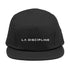 Embroidered 5-Panel Cap — "LA DISCIPLINE" Minimal Logo Printify