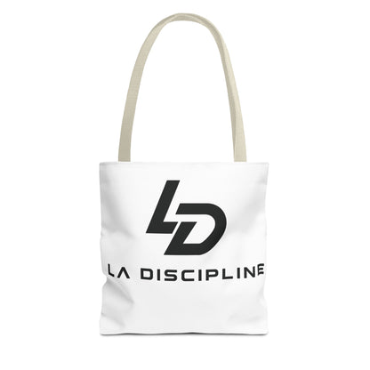 La Discipline Logo Tote Bag – Minimalist Gym &amp; Everyday Carry Printify