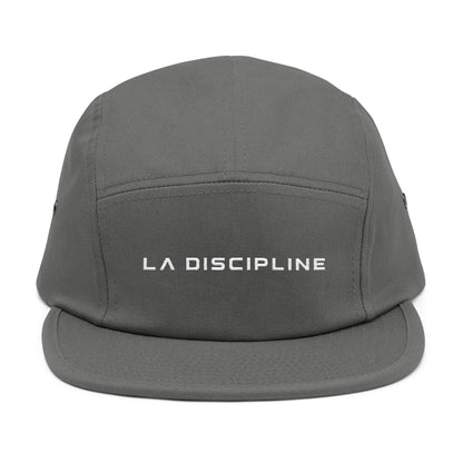 Embroidered 5-Panel Cap — "LA DISCIPLINE" Minimal Logo Printify