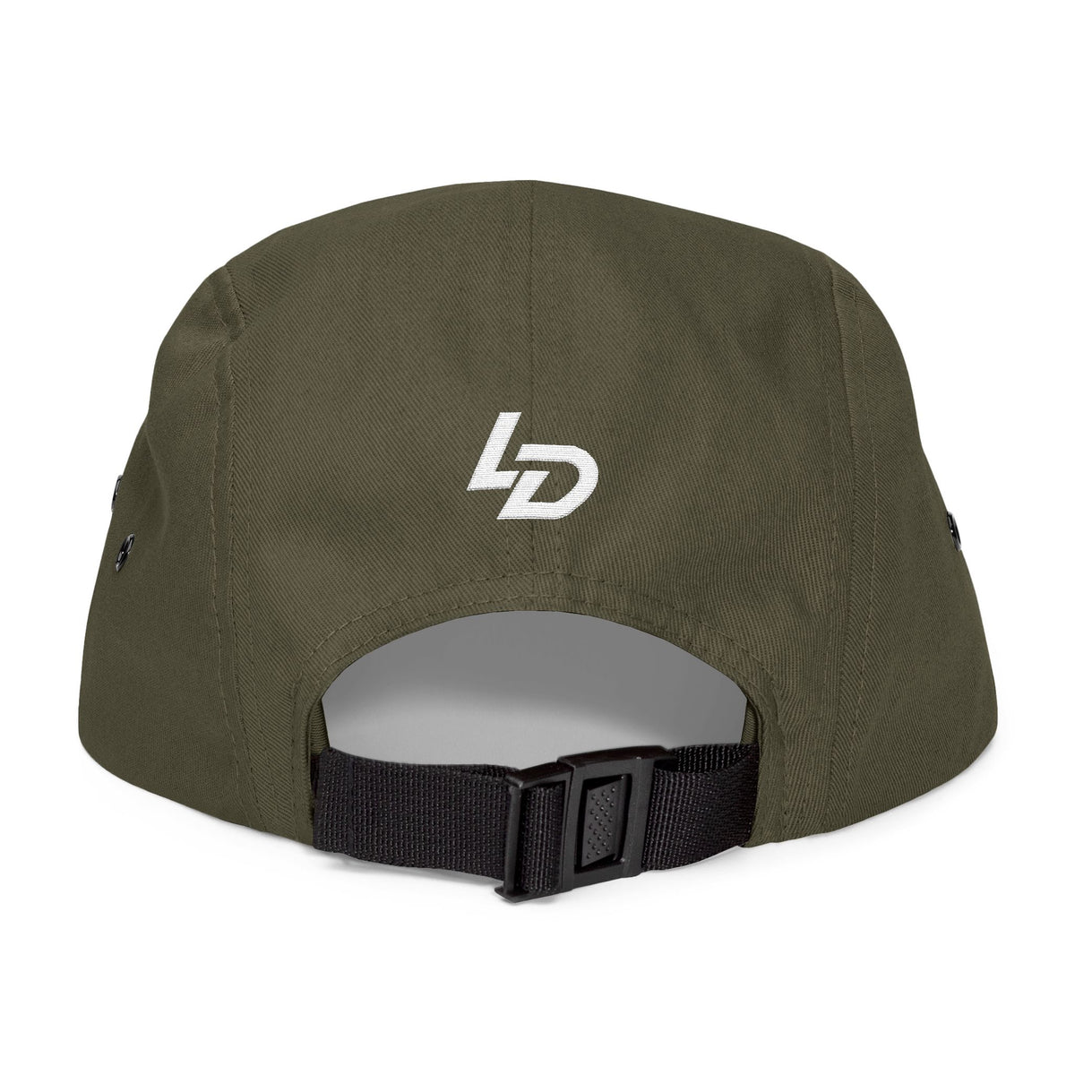 Embroidered 5-Panel Cap — "LA DISCIPLINE" Minimal Logo Printify