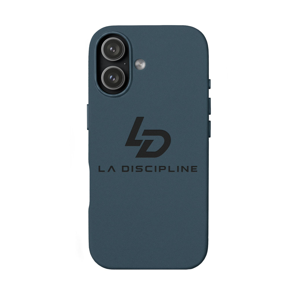 Engraved PU Leather Phone Case — Custom Logo Engraving, Sleek Protective Cover Printify