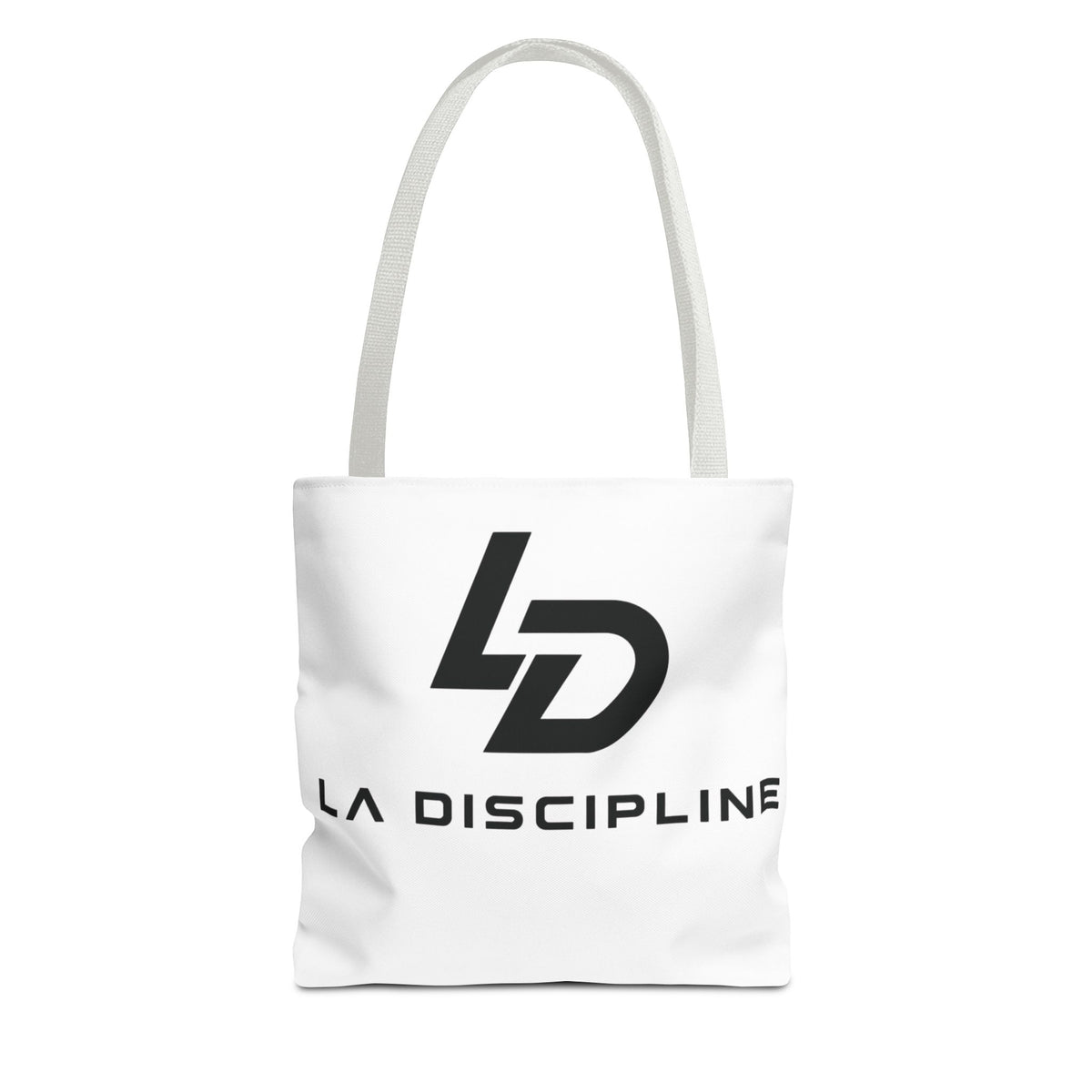 La Discipline Logo Tote Bag – Minimalist Gym &amp; Everyday Carry Printify