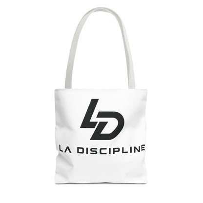La Discipline Logo Tote Bag – Minimalist Gym &amp; Everyday Carry Printify
