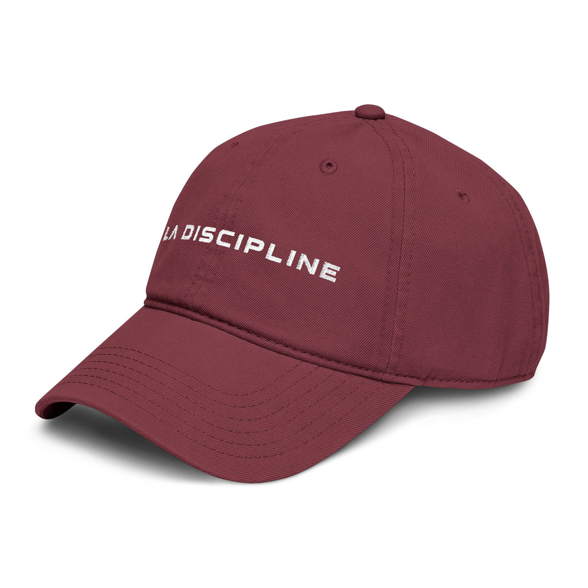 La Discipline Embroidered Baseball Cap — Washed Cotton Dad Hat Printify