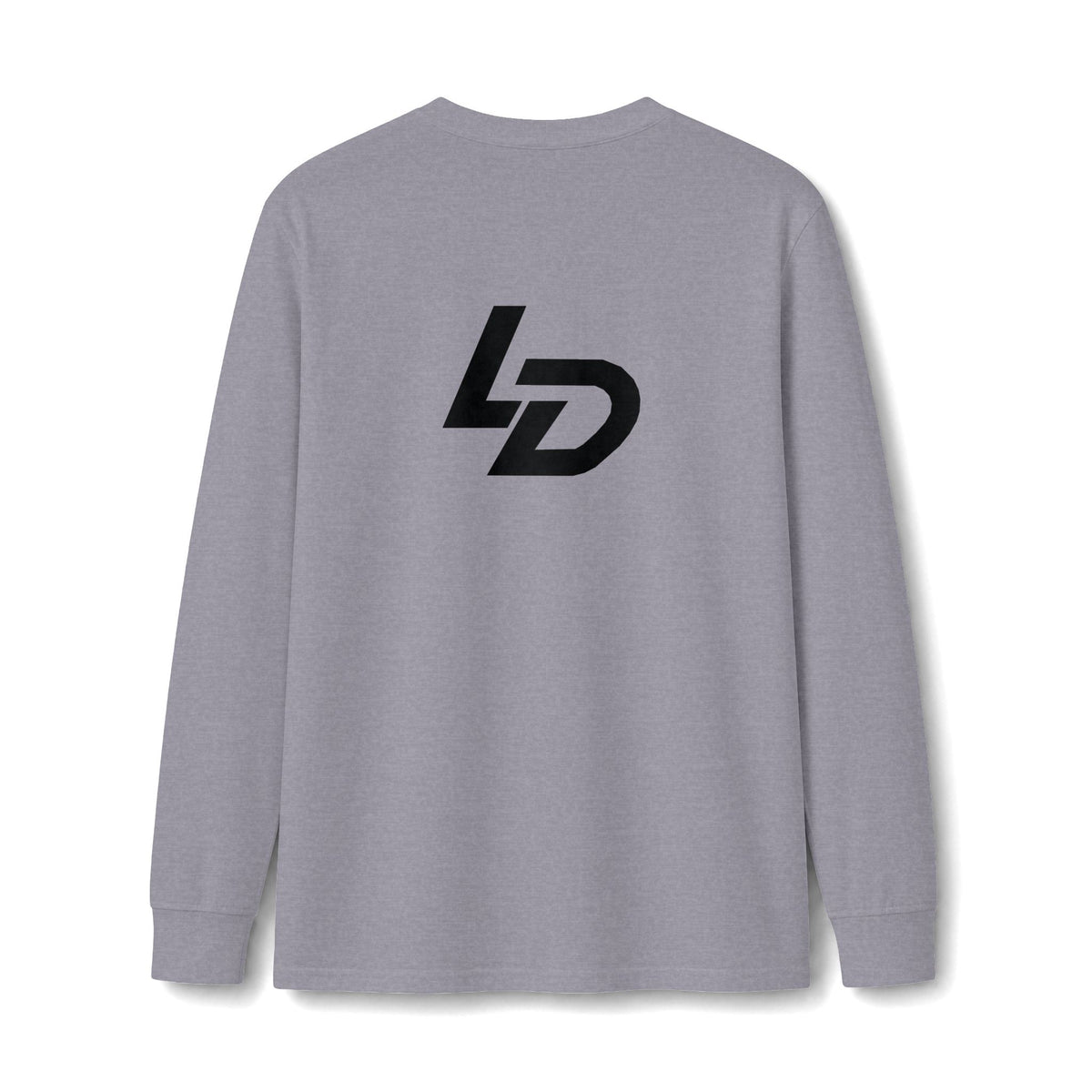 La Discipline Long Sleeve Tee — Minimal Logo Athletic Shirt Printify