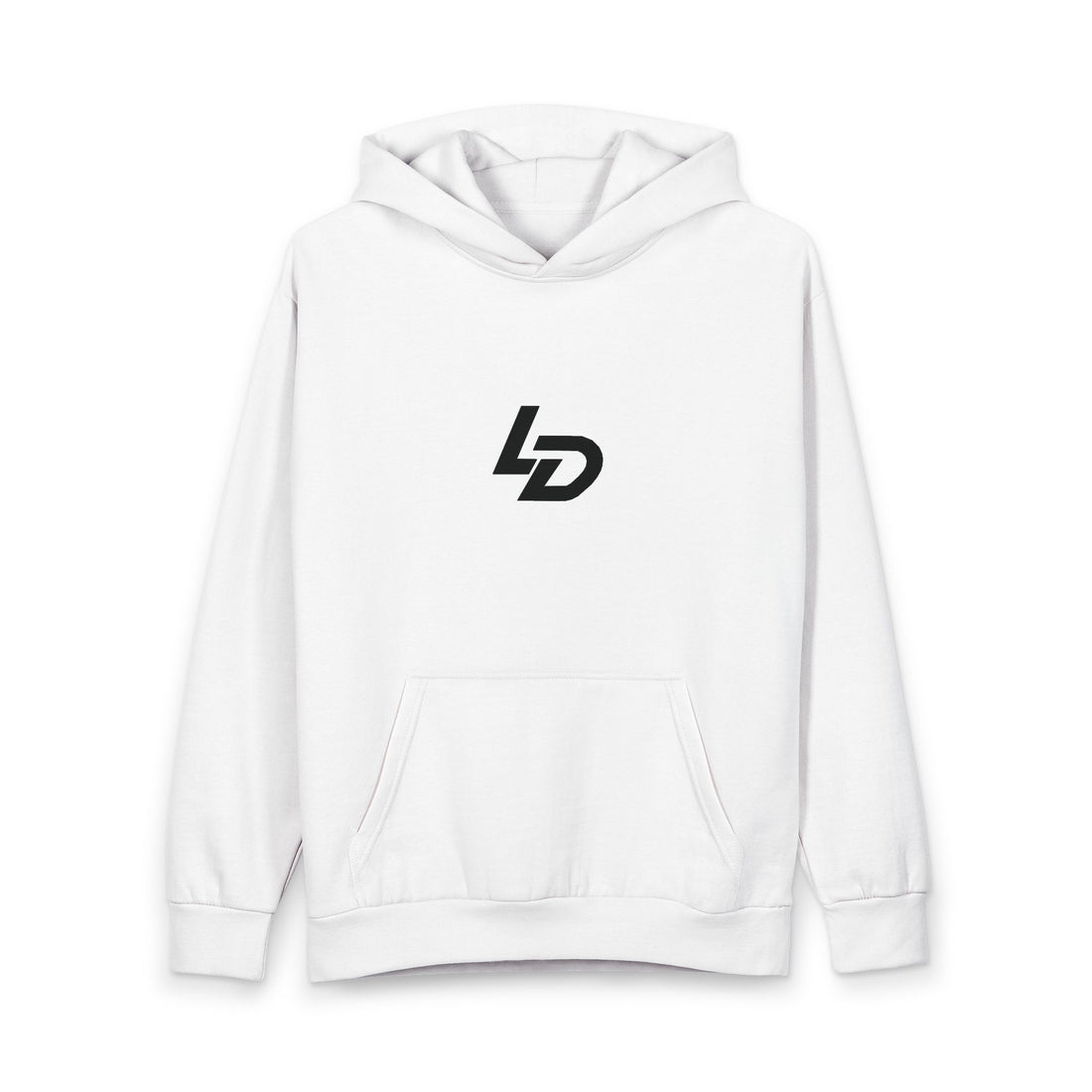 LA Discipline Logo Hoodie — Minimalist Athletic Pullover Printify