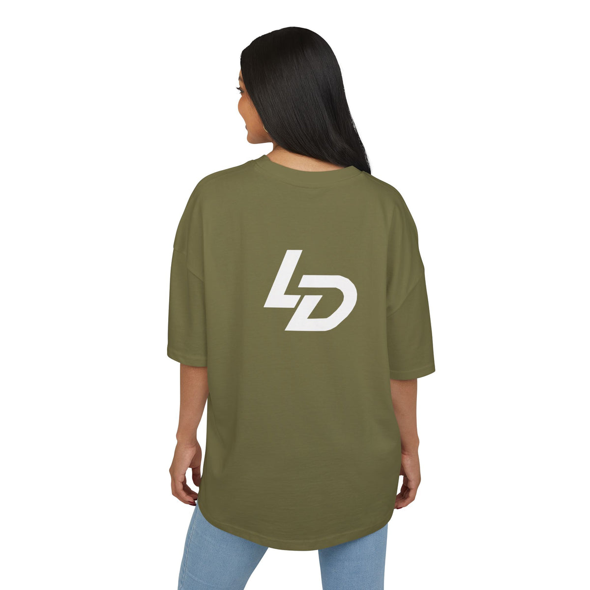 La Discipline Box Tee — Minimalist LD Logo Graphic T-Shirt Printify