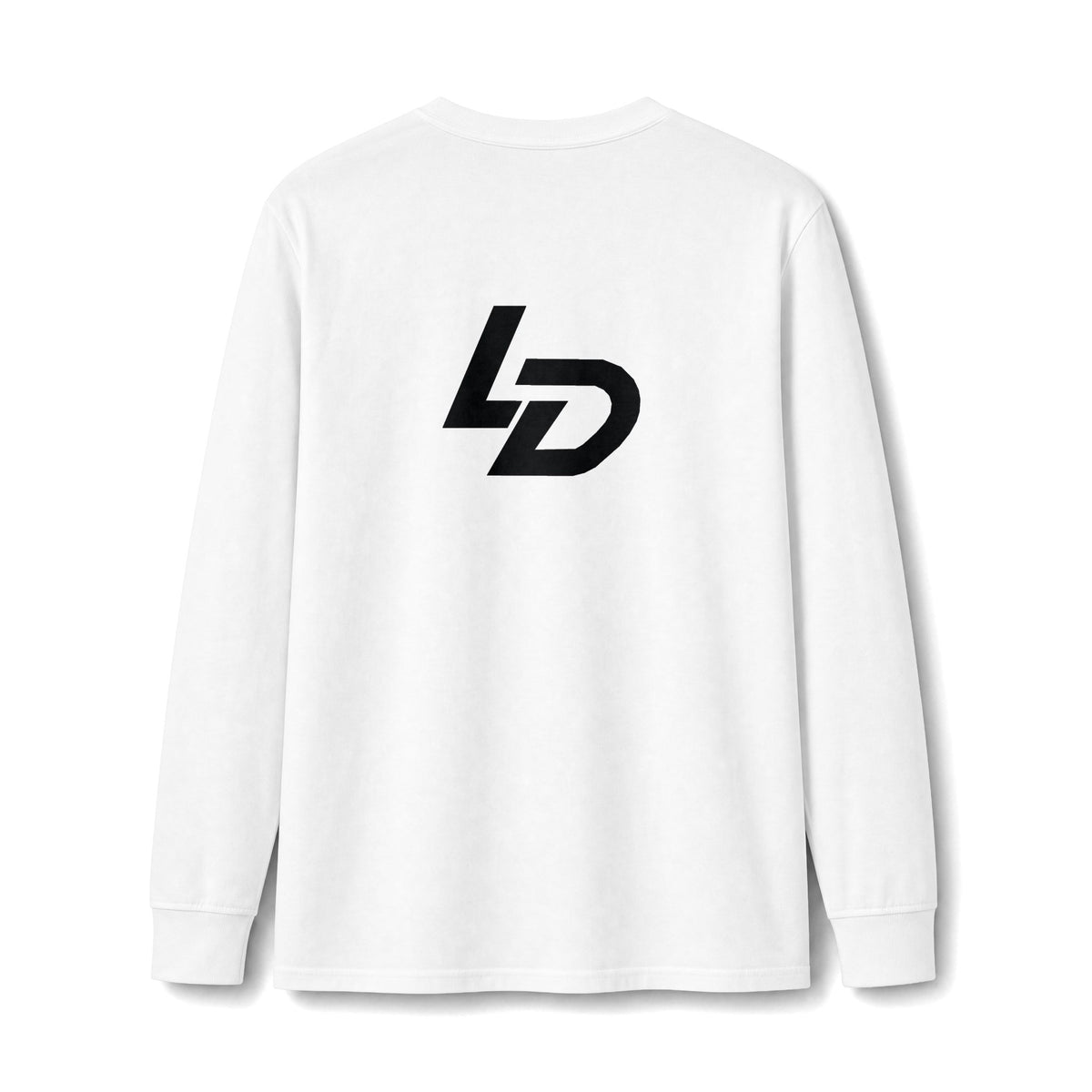 La Discipline Long Sleeve Tee — Minimal Logo Athletic Shirt Printify