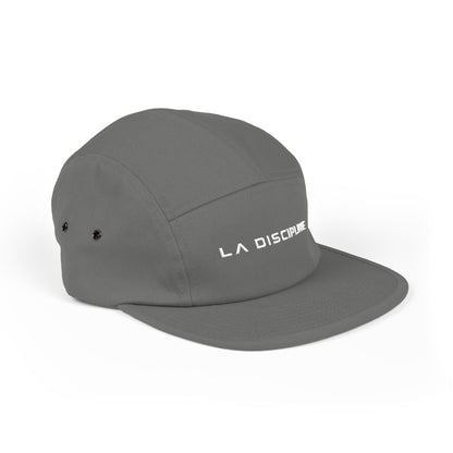 Embroidered 5-Panel Cap — "LA DISCIPLINE" Minimal Logo Printify