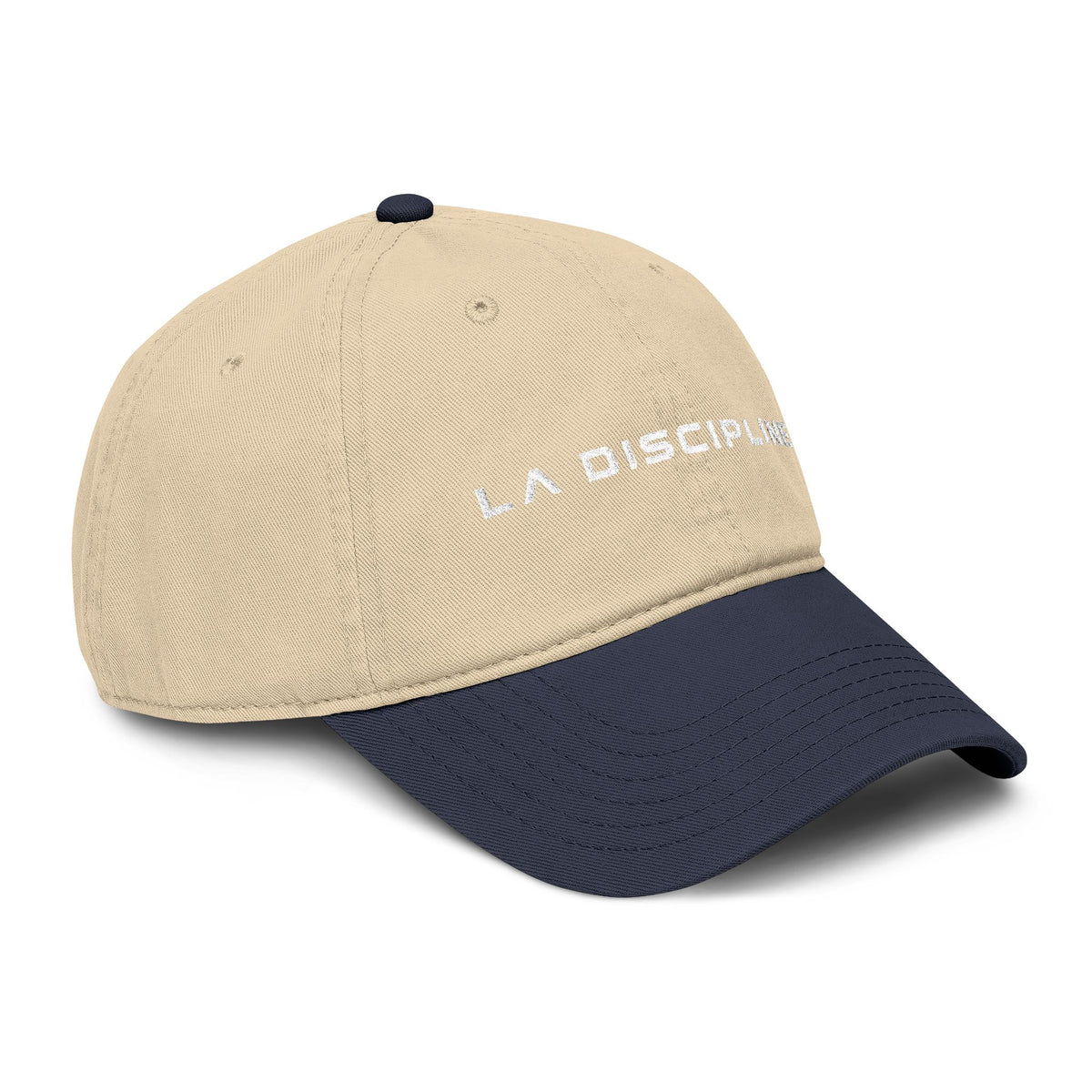 La Discipline Embroidered Baseball Cap — Washed Cotton Dad Hat Printify