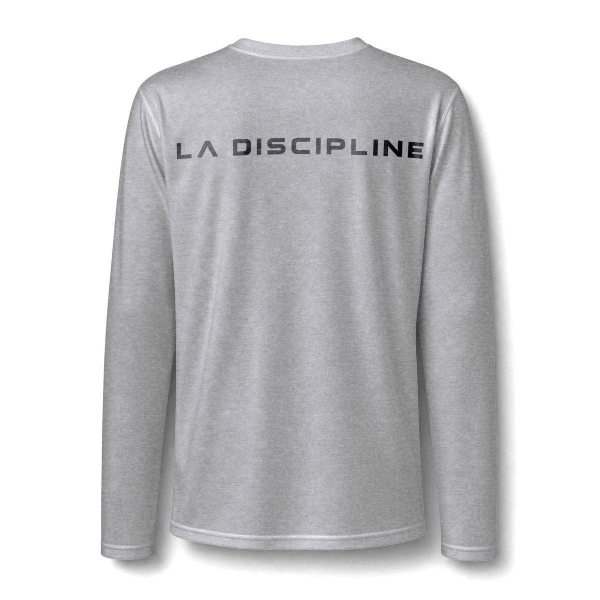 La Discipline Long Sleeve Tee — Minimal LD Logo Performance Shirt Printify