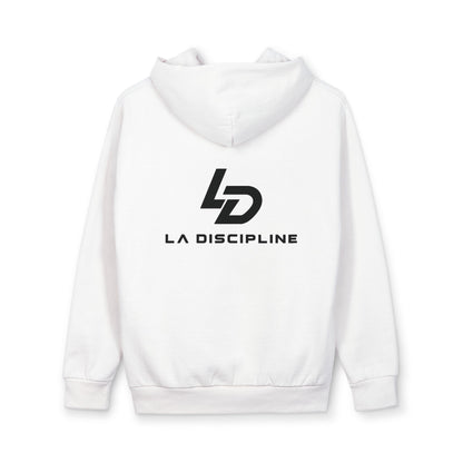 LA Discipline Logo Hoodie — Minimalist Athletic Pullover Printify