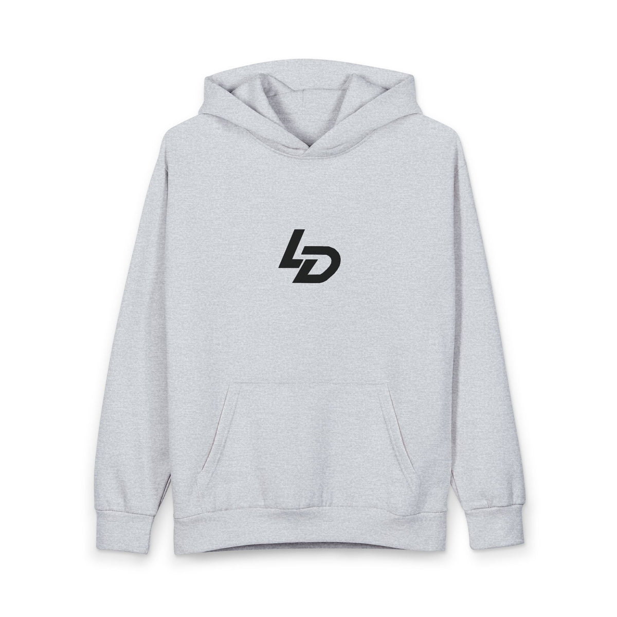 LA Discipline Logo Hoodie — Minimalist Athletic Pullover Printify