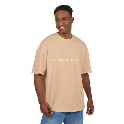 La Discipline Box Tee — Minimalist LD Logo Graphic T-Shirt Printify