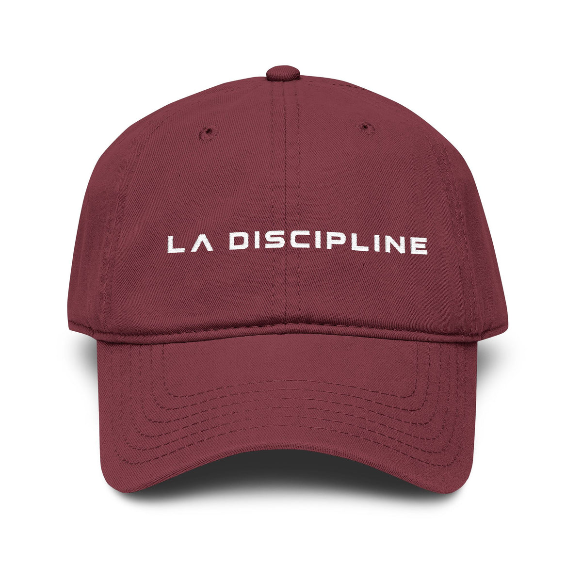 La Discipline Embroidered Baseball Cap — Washed Cotton Dad Hat Printify