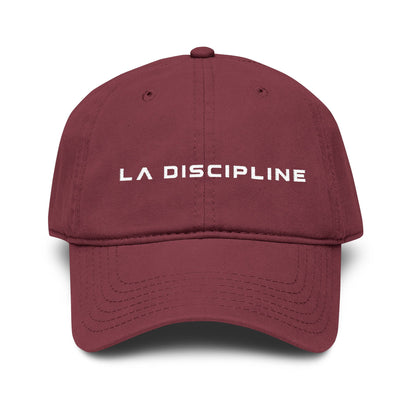 La Discipline Embroidered Baseball Cap — Washed Cotton Dad Hat Printify