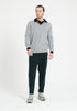 Polo manches longues homme en cachemire gris clair - LUKE 5 Studio Cashmere8
